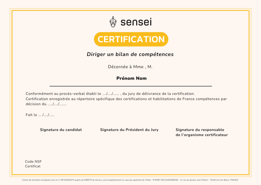 certification